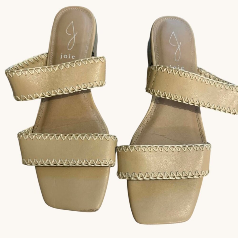 JOIE CHIARA SANDALS SLIP ON nude slight heel